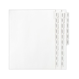 Avery Collated Legal Dividers Allstate Style, Letter Size, EXHIBIT A-Z Tab Set ( 82105)