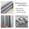 PONY DANCE Short Curtains Half Window Curtains for Kitchen, Privacy