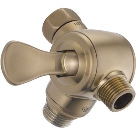 Delta Faucet U4929-CZ-PK 3-Way Shower Arm Diverter for Hand Shower, Champagne Bronze