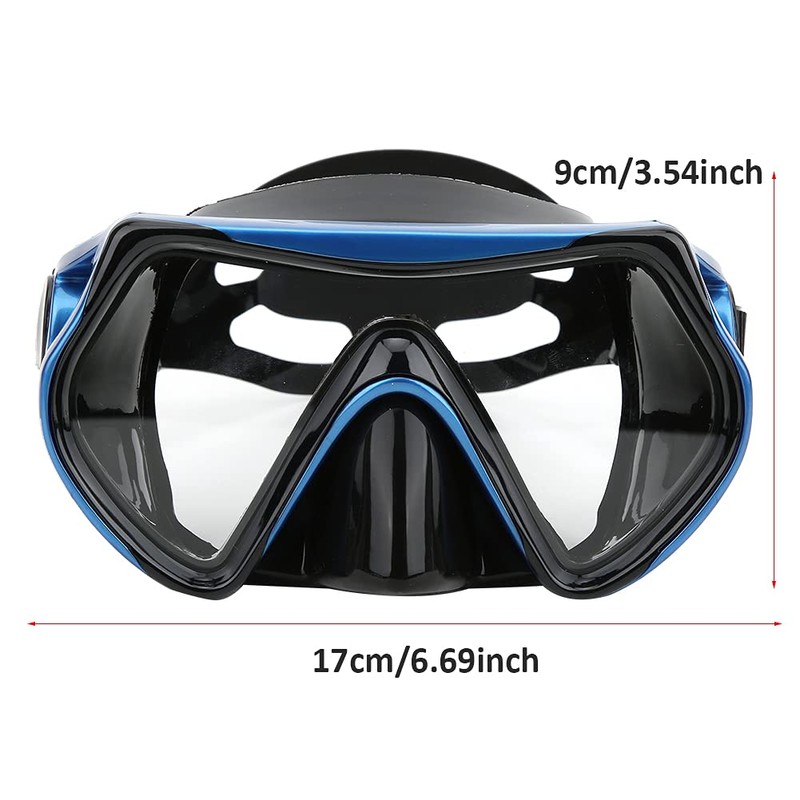 Bnineteenteam Snorkel Diving Goggles, Diving Goggles for Snorkelling, Swimming (Blue