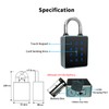Fahgaer TTLock Password Bluetooth Padlock Touch Screen RFID IC Card