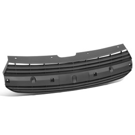 DNA MOTORING OE Style Front Upper Horizontal Slats Grille Grill, GM1200533, Compatible with 04-05 Chevy Malibu, Dark Gray, OEM-GR-GM1200533