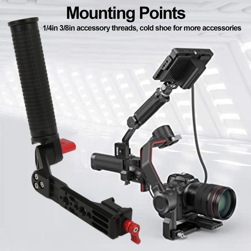 L Bracket Adjustable Angle Hand Grip Handheld Stabilizer Extension Holder