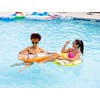 monsoon [Citrus] 2-Pack Luxury Pool Floats Swimming Float Beach Tube