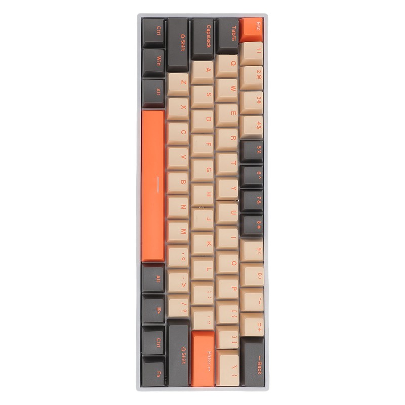 Mechanical Keyboard 61 Keys RGB Backlight 3 Connection Modes Wireless