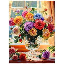 Rompecabezas de 500 piezas para adultos, rompecabezas de flores, 500 piezas para adultos, niños mayores, cartón reciclado, piezas grandes, rompecabezas de 500, rompecabezas familiares, gran regalo