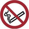 Smoking Prohibited Sticker Diameter 5 cm in accordance with ISO