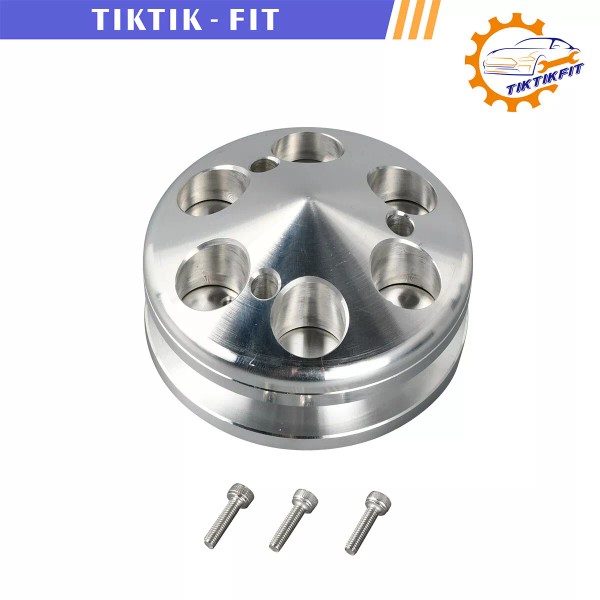 tiktik-fit Single Groove Aluminum Alternator Pulley w/Nose Cone For Small