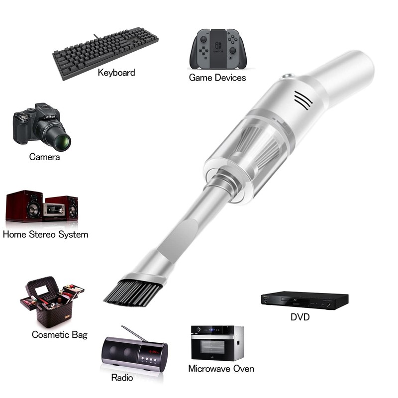 Auloea Wireless Mini Car Vacuum Cleaner(400g) Portable Rechargeable,Handheld Vacuums, Mini