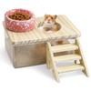 kathson Hamster Sand Bath Box Transparent Acrylic Small Syrian Hamster