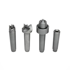 PSI Woodworking LCENT4 Wood Lathe Drive Center 4pc Set, #2MT Mount