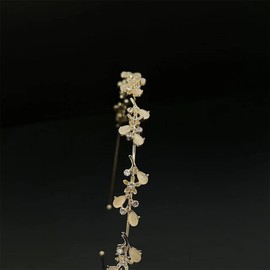 WeddHuis 1 Piece Bridal Hair Jewellery Tiara Girls Headband Crowns - Fairy Headpiece, Medieval Headpiece, Bridal Jewellery Gold Silver, Communion Confirmation Hair Accessories