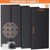 INCLY INCLY 48x24 Inch Metal Peg Board Kit with 1/4"