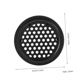 SHINEOFI 6pcs Air Vent Covers for Furniture Round Ventilation Plugs for Wardrobes Cabinets Easy Installation Improves Indoor Airflow Durable Versatile Accessory