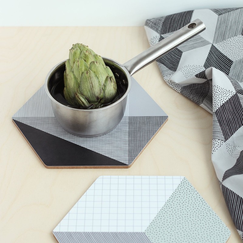 By May baimei Pot Coasters (Segment)