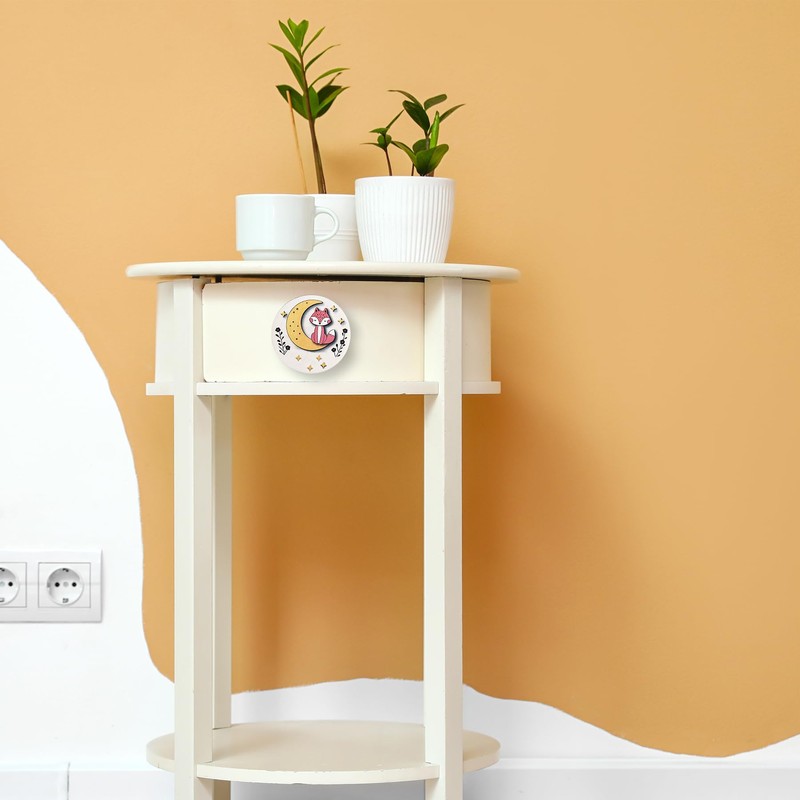 JamJam 8 Pack 1.8" Wooden Flower Animals Car Theme Kids