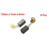 sourcing map 8 Pcs Motor Carbon Brushes 13mm x 7mm