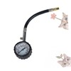 PACKOVE Pressure Tester Auto Car Bike Motor Gauge 100 Psi