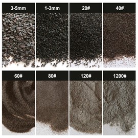 #80 Grit Aluminum Oxide | Sandblasting Media | Premium Long | Lasting Sand Blasting Media | High Abrasive Force Sand Blaster Sand for Metal, Sandblasters, Blasting Cabinet, Blasting Guns | 1 Pound