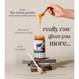 Steens Manuka Honey - MGO 400+ - Pure & Raw 100% Certified UMF 13+ Manuka Honey - Bottled and Sealed in New Zealand - 17.6 oz