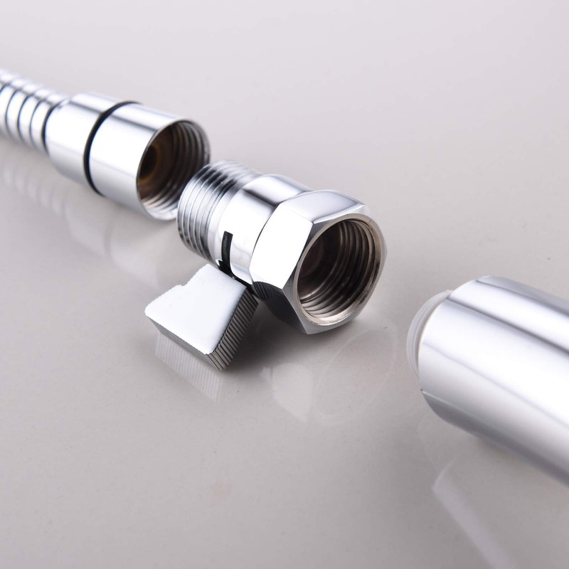 CIENCIA Brass Shower Head Shut Off Valve Water Flow Control