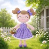 Gloveleya Baby Girl Gifts Soft Plush Doll – Lavender Daisies