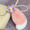 YUYAKESHI Fox/Tail/Keychain, Keyring, Goods, Charm, Cute, Linabel Bag Decoration, Plush