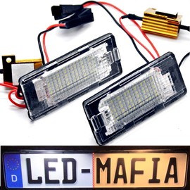 LED License Plate Lighting Module – E-Mark – Plug & Play – Xenon Look 2D