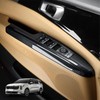 4Pcs Car Interior Window Switch Panel Cover Side Door Glass