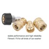 8pcs Pressure Washer Adapter Set Quick Coupler Fittings Metal Quick