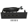 5.25 Inch USB2.0 Hub Front Panel Multifunctional 4 Ports 19pin