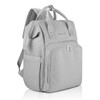 Amilliardi diaper bag backpack.Light Grey. Five Insulated Pockets.Stroll