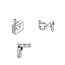 Hinge Outlet Pivot Door Hinge, Flush Door Removable Concealed, Nickel, 2 Pack
