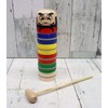 Castle Enterprise Old Fashioned Wooden Toy Dharma Drop 8"