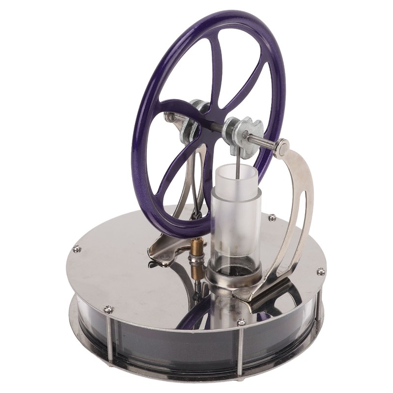 Low Temperature Stirling Engine Model Stainless Steel Base Anti Rust
