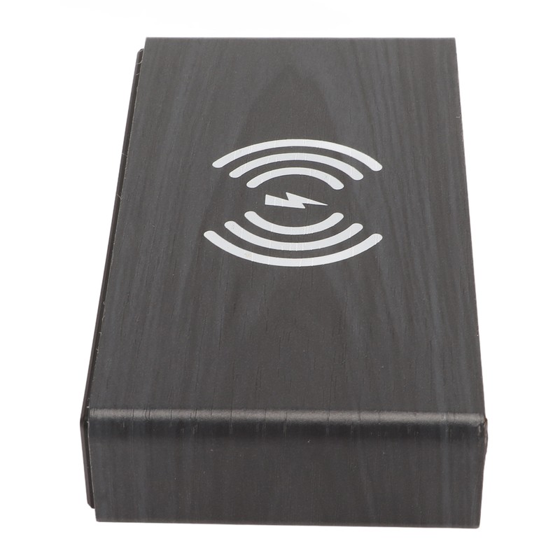 Black Wood Clock Digital Decoration White Light Wooden LED Clock