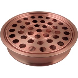 Communion Ware Stainless Steel Premium Communion Trays Holy Cup Tray for Churches Communion Supplies (Copper)