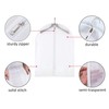 Allhom Small size Garment Bags - Set of 6 translucent