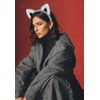Grey Wolf Ears Headband Grey Cat Ears Headband Gray Fox