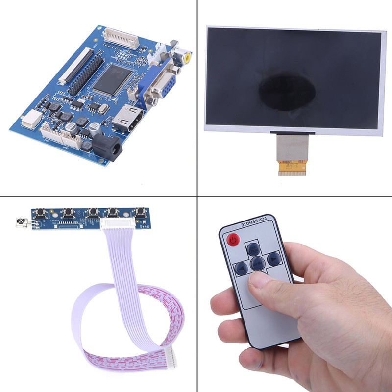 7 Inch LCD TFT Display 1024*600 HDMI VGA Monitor Screen