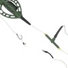 Lwuey Fishing Baits Hooks, Carp Cage Fish Feeder Tackle Accessory