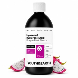 Youth & Earth Liposomal Hyaluronic Acid Liquid, Dragon Fruit, 250 ml