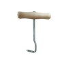 Peg Extractor with Wooden Handle for Pegs and Pegs Removal