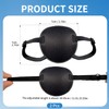 Verazquy 2Pcs Eye Patch,Adults Kids Adjustable Patches for Left or