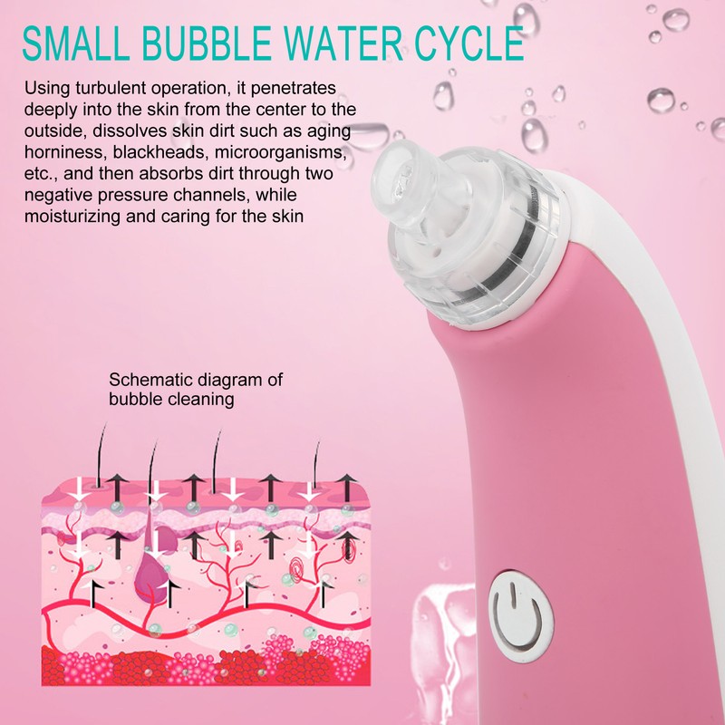 Small Bubble Blackhead Removal Suction Instrument Portable Electric Face Pore