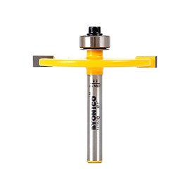 YONICO Slot Cutter Router Bit (3/16" Height - 3/4" Depth - 1/4" Shank)