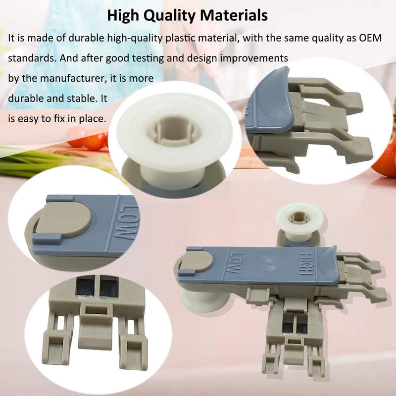 WP8561996 Dishwasher Upper Rack Wheel Adjuster, Replace W10889280 8561996 B0050O2HIO