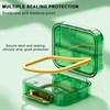 Weekly Pill Box, GLAMFORT Portable Daily Pill Organiser, Small Travel