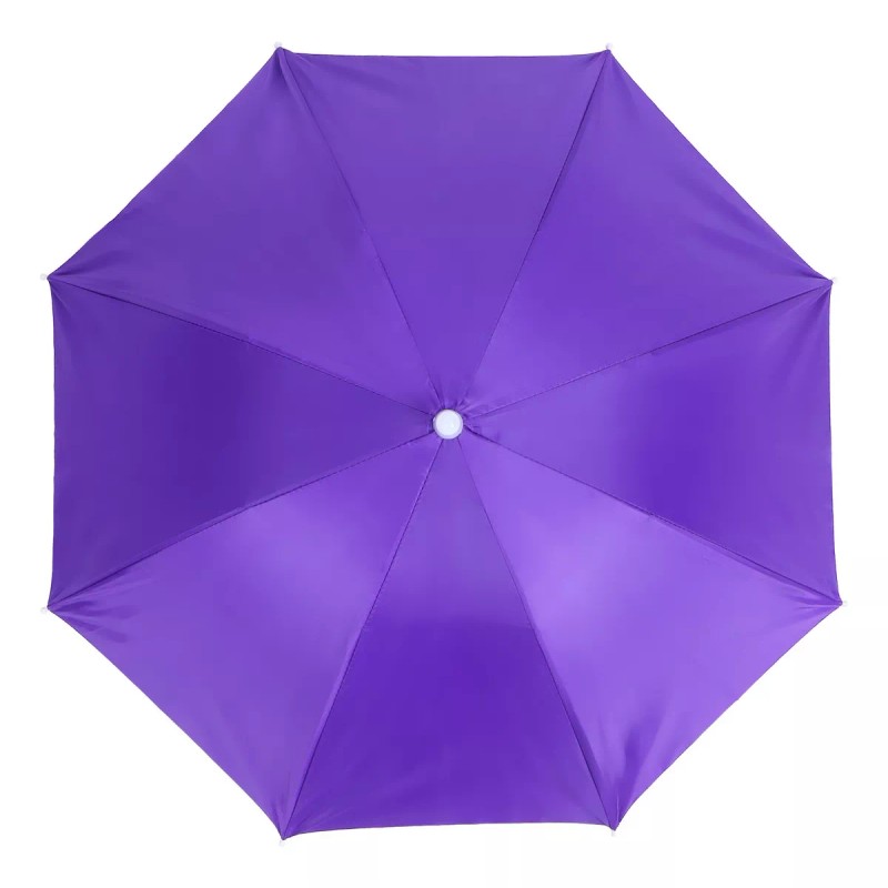 Generic Sombrero Paraguas Adulto Impermeable Plegable Púrpura