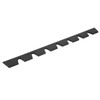8pcs Front Bumper Scrape Guard Set Rubber Black Universal Bumper